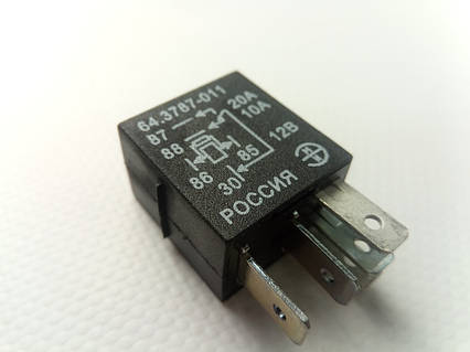 Реле 5-ти конт. (10А/20А) ВАЗ 1119, Sens, "ЕМІ" Пенза (64.3787-011) (1119-3747210)