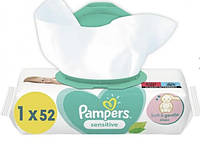 Влажные салфетки Pampers Sensitive на 52 шт