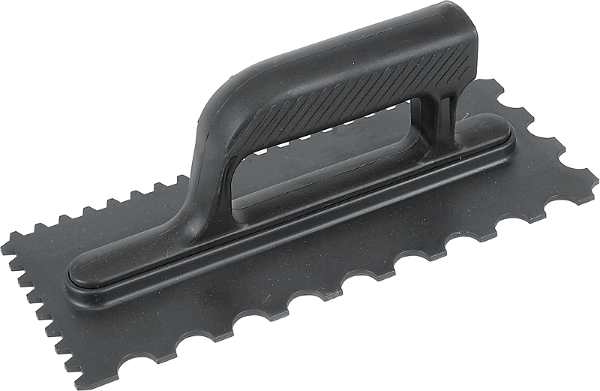 Шпатель зубчастий 280 мм, пластик. TC, фото 1