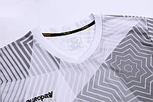 Футбольна форма Europaw 025 біло-сіра, фото 2
