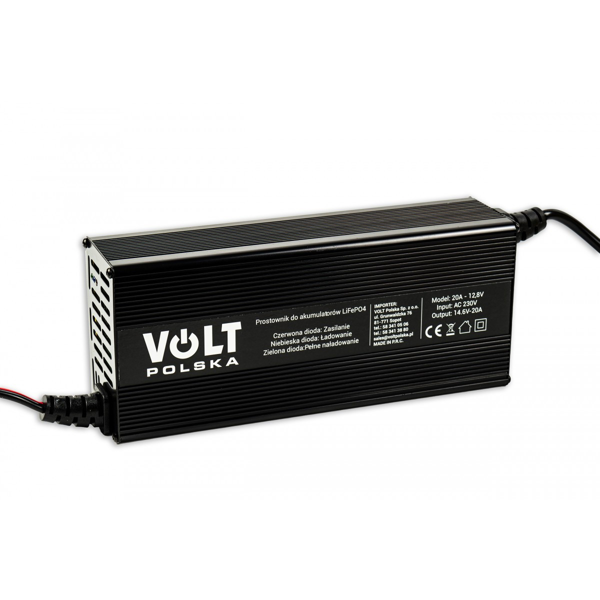 Зарядний пристрій LiFePO4 Voltpolska 12V 20A