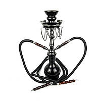 Кальян Shisha D2401L Black на 2 трубки 43 см