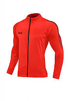Спортивний костюм Europaw Limber Up 2101 Long zipper червоно-чорний, фото 2