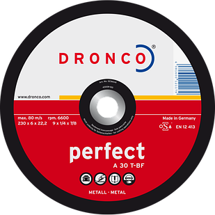 Диск шліфувань. 125х6x22.2 мет Dronco