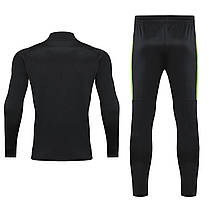 Спортивний костюм Europaw Limber Up 2101 Long zipper чорно-салатовий, фото 3