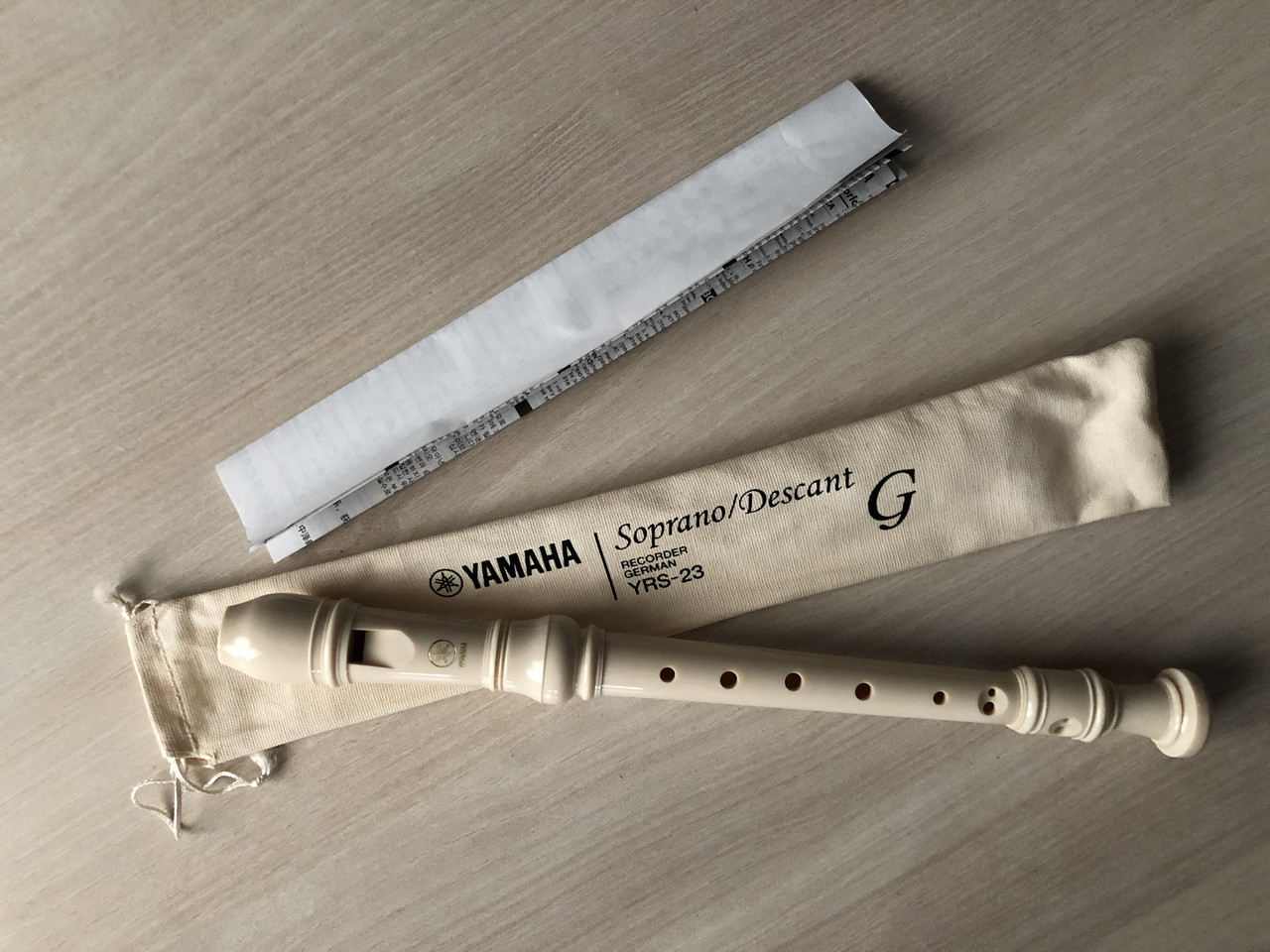 Блокфлейта сопрано YAMAHA YRS-23 Soprano