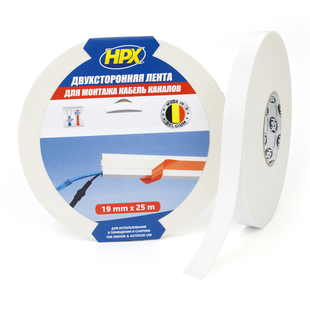 HPX стрічка д/кабельканалів 19 мм*25 м спінена DSW1925, фото 1