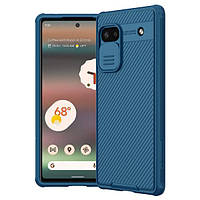 Чехол бампер Nillkin CamShield Pro для Google Pixel 6a Blue