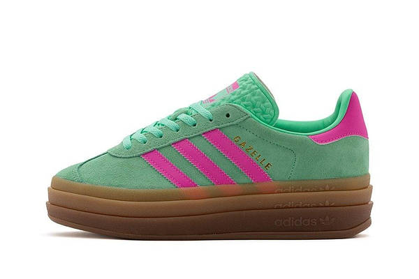 Adidas Gazelle Bold W Green Pink H06125