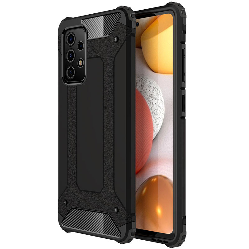 Броньований протиударний TPU+PC чохол Immortal для Samsung Galaxy A33 5G Чорний, TPU+PC - фото 1 - id-p1724576646