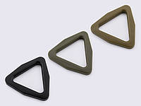 Полукольцо треугольное 31 мм пластик НК-055