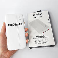 Зовнішній акумулятор повербанк 10000 mah power bank S-Link IP-G10N портативний зарядний пристрій для телефона
