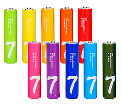Батарейки Xiaomi Alkaline Battery ZI7 Rainbow LR03 (AAA)