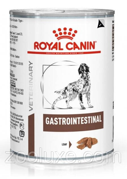 Royal Canin Gastrointestinal 400 г/Роял Канін Гастроінтестинал 0,4 кг — корм для собак у паштеті