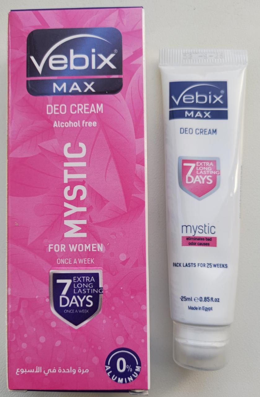 Купить Vebix Deo Cream Max 7 days Mystic 25 ml Дезодорант крем, цена
