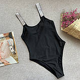 Стильний суцільний жіночий купальник з чашечками – стильний і зручний варіант для літа, фото 4