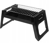 Туристический Переносной Гриль с решеткой Badger Outdoor (BO-BBQ-I) Black