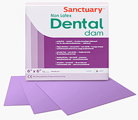 Платки для коффердама безлатексные Sanctuary Dental Dam 15 шт.