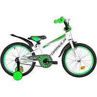 Велосипед 18" Formula SPORT біло-зелений з сірим