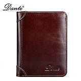 Чоловічий гаманець із натуральної шкіри. Шкіряний гаманець чоловічий портмоне зі шкіри Коричневий, фото 4