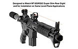 Фіксована низькопрофільна мушка UTG для AR15 — Picatinny — Чорна — MT-754X, фото 3