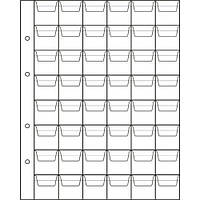 Аркуш для монет 200х250мм на 48 комірок (28х30мм)