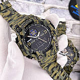 Тактичний багатофункціональний годинник Patriot 001 Camo Green СБУ Tactic UA + Коробка Camo, фото 7