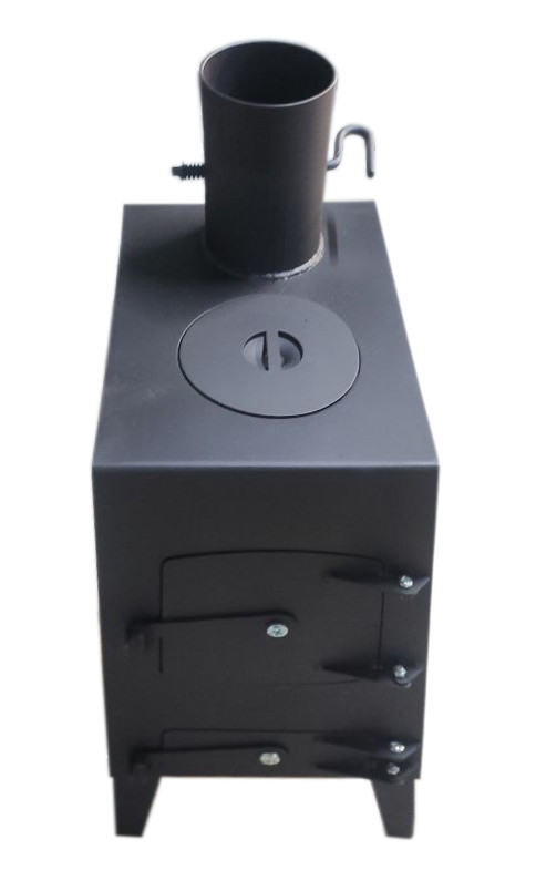 Купить Печь-буржуйка отопительная длительного горения с варочной ...