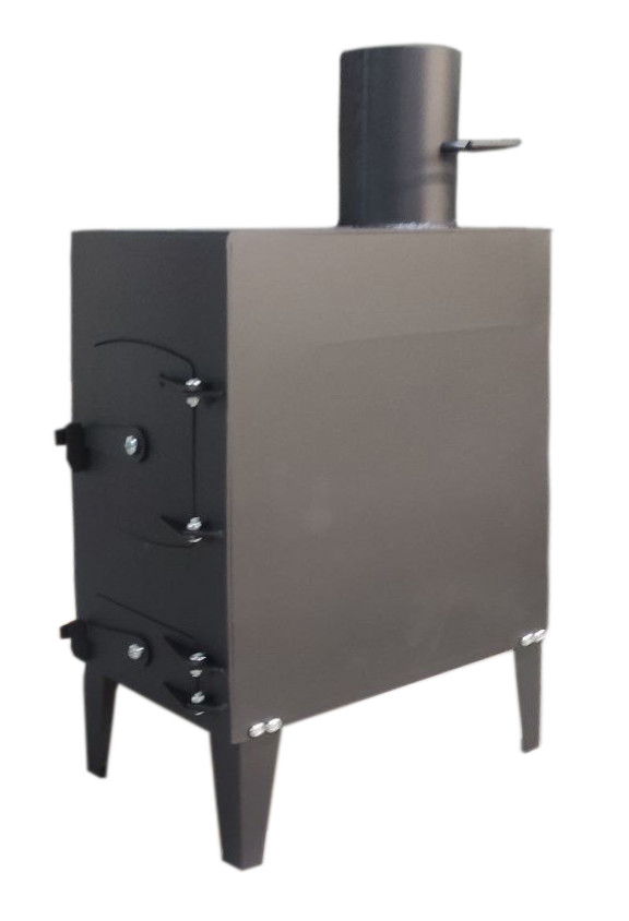 Купить Печь-буржуйка отопительная длительного горения с варочной ...