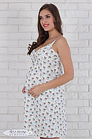 Яркая ночная сорочка для беременных и кормящих мам Shine NW-2.3.2 размер 44