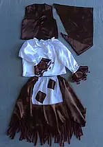 Театральний костюм Баба Яга з атласу 3-6 років, фото 2