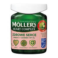 Moller's Heart Complex c Oмегa-3 и ALA. экстрактом чеснока и витамином D 60 ЖК