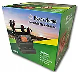 Газовий туристичний нагрівач Happy Home з перехідником (адаптером), фото 2