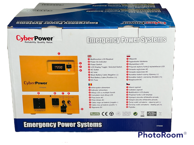 Источник бесперебойного питания CyberPower 420Wt 12V 220V, цена 13680 ...