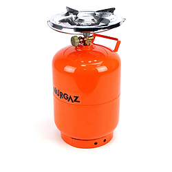 Газовий балон Nurgaz 12 літрів з пальником Туреччина
