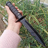 Військовий ніж Foxter Rambo з чохлом на ремінь сталь, фото 5