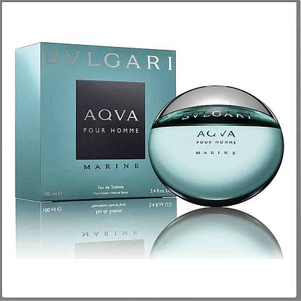 Bvlgari Aqva Pour Homme Marine туалетна вода 100 ml. (Булгарі Аква Пур Хом Марин), фото 2