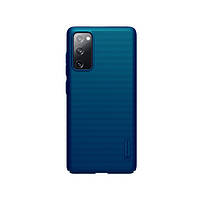 Чехол бампер Nillkin Super Frosted Shield для Samsung Galaxy S20 FE 2020 / 2022 Peacock Blue