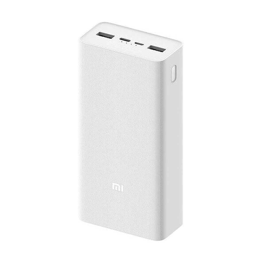 Оригінальний Xiaomi Mi Power Bank 3 30000 mAh White Швидка зарядка QC 3.0
