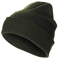 Шапка зимняя мужская тактическая, армейская, военная шапка хаки акрил, MFH Германия, универсальный размер
