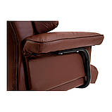 Директорське крісло Richman Конгрес хром шкірозам коричневий, фото 8