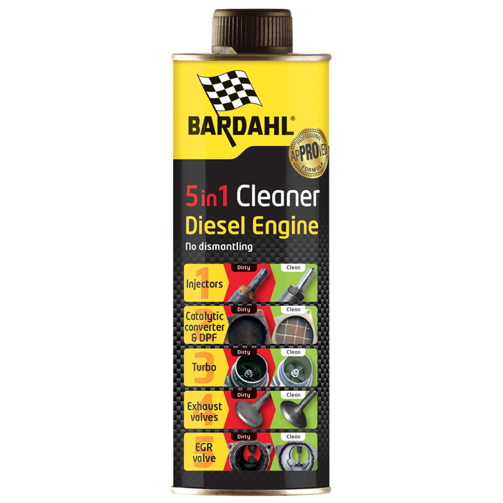 Очищувач дизельного двигуна BARDAHL DIESEL 5in1 CLEANER 0,5 л 9357B