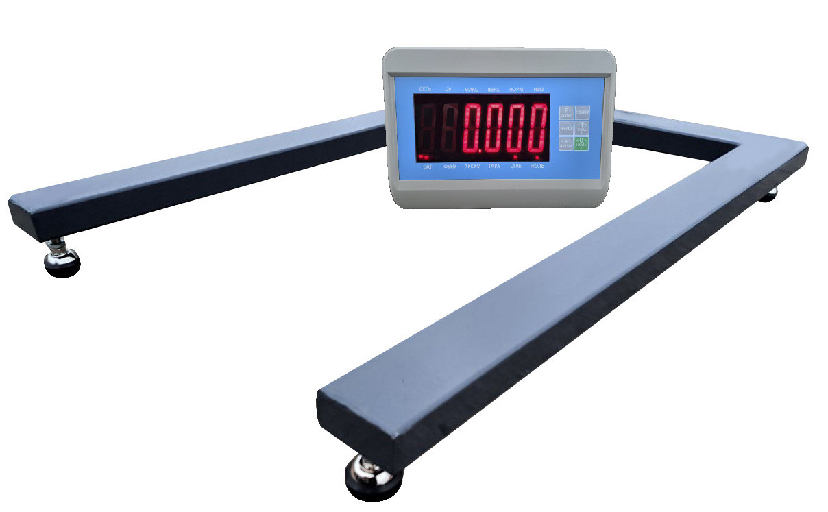Паллетные весы на 300кг (800х1200мм)от производителя Горизонт,дисплей 50мм, электронные,серия «СТАНДАРТ» - фото 2 - id-p733453908
