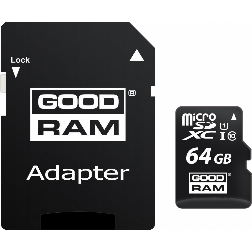 Карта пам'яті Goodram 64GB microSDXC Class 10, фото 1