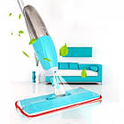 Швабра мікрофібра з розпилювачем для миття підлог Healthy Spray Mop, фото 6