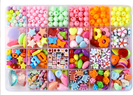 Дитячий набір для творчості Beads Set Бусини бісер кристали (28/05)