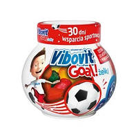 Vibovit Goal Teva жевательные витамины для детей от 4 лет фруктовый вкус форма футбольного мяча 30 шт