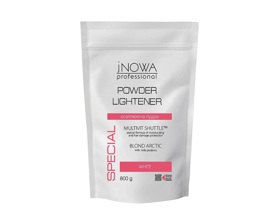 Освітлювальна пудра jNOWA Professional BLOND 800 г Arctic