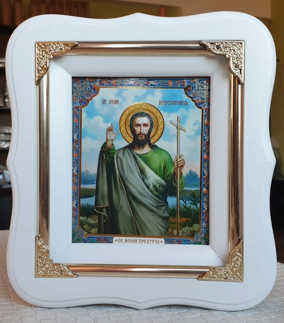 Іоанн Предтеча ікона 19х17см, фото 1