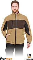 Флісова толстовка щільна, мокрофліс, койот щільність 290 г/м2, арт. L- HOLLMAN